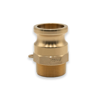 6" Camlock Male x 6" NPT Male Brass Adapter