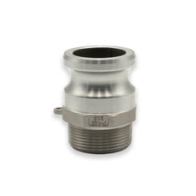 1/2" Camlock Male x 1/2" NPT Male Stainless Steel Adapter