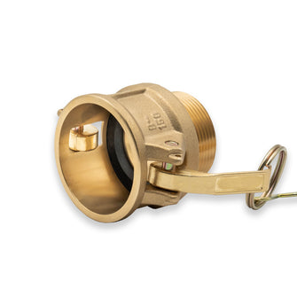 6" Camlock Female x 6" NPT Male Brass Adapter