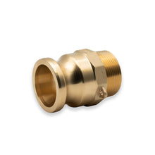 1-1/2" Camlock Male x 1-1/2" NPT Male Brass Adapter