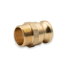 3" Camlock Male x 3" NPT Male Brass Adapter