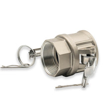 8" Camlock Female x 8" NPT Female Stainless Steel Adapter