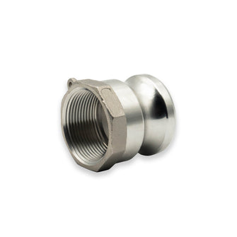 2-1/2" Camlock Male x 2-1/2" NPT Female Stainless Steel Adapter