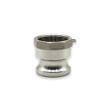 8" Camlock Male x 8" NPT Female Stainless Steel Adapter