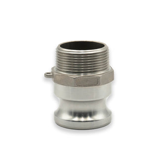 2" Camlock Male x 2" NPT Male Stainless Steel Adapter
